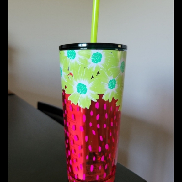 Starbucks- Strawberry Glass Tumbler - Picture 3 of 6